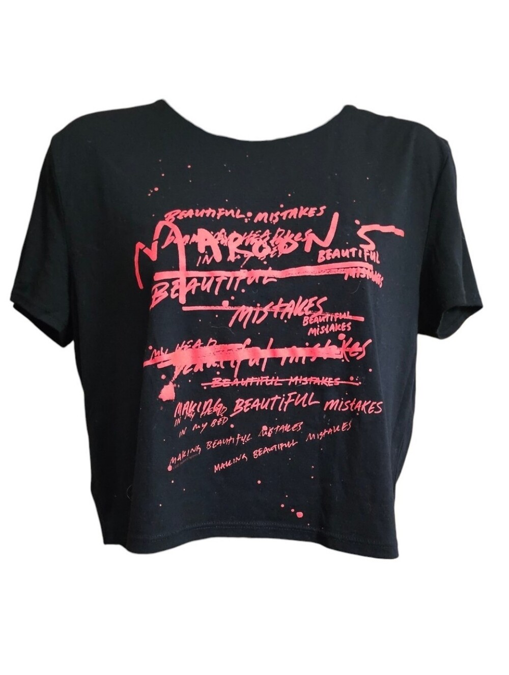 Maroon 5 Beautful Mistakes Tour MD Crop Top
